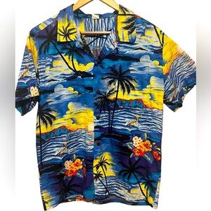 Tropical Blue Hawaiian Shirt